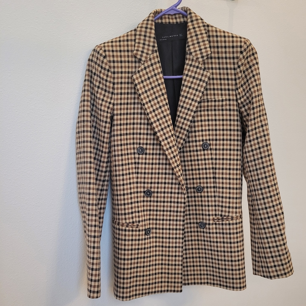 Zara double breasted blazer